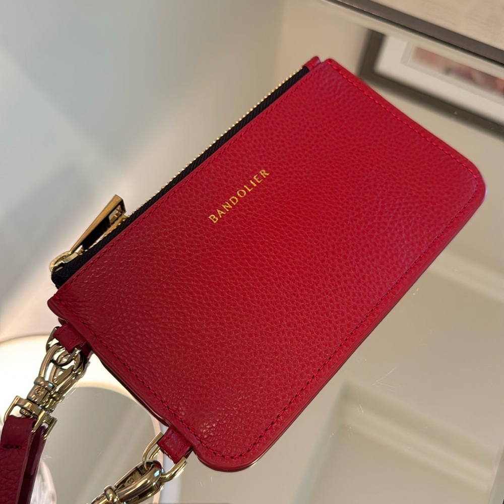 Bandolier Red Crossbody Wallet